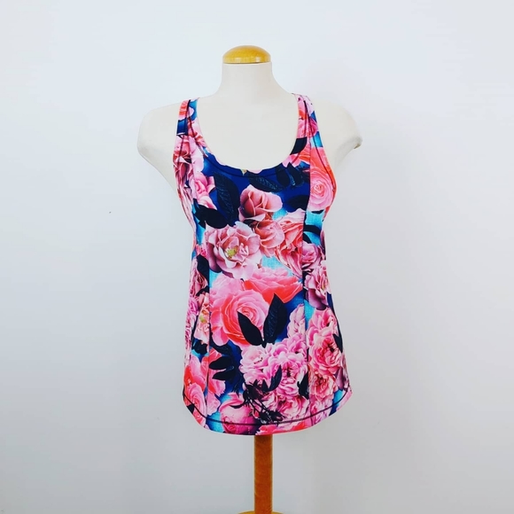 LULULEMON | Floral Tank Top Size 4 - Picture 1 of 9